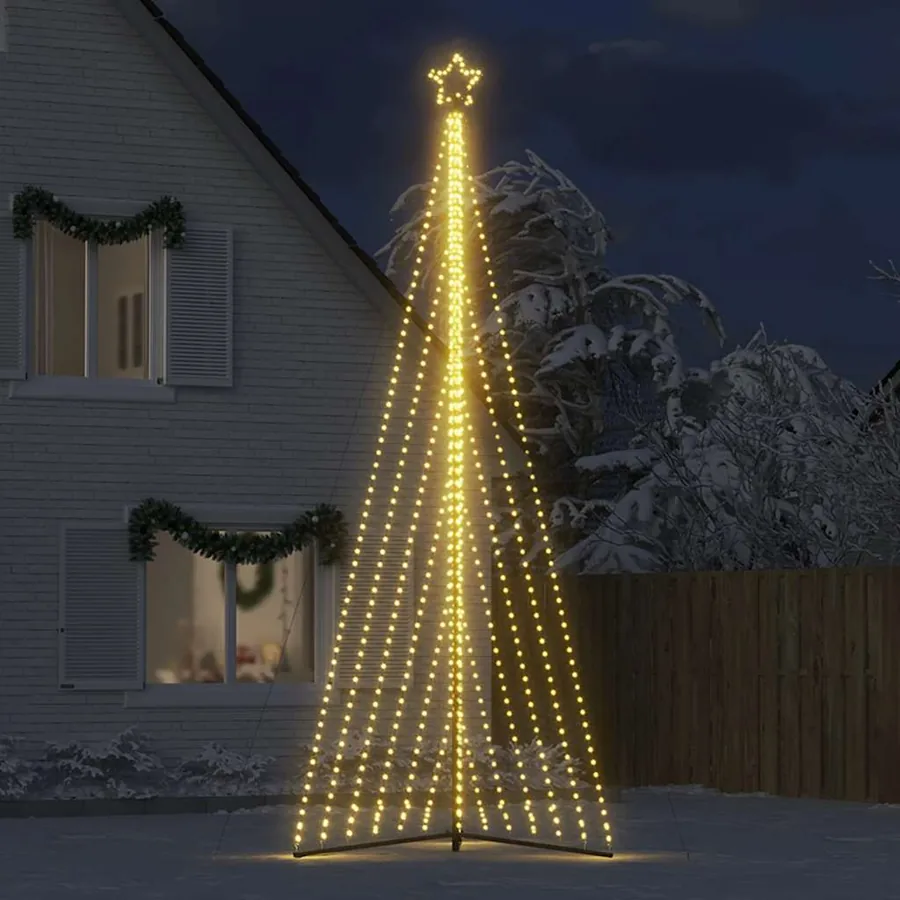 Sapin de Noël à LED 789 LED blanc chaud 476 cm - 3