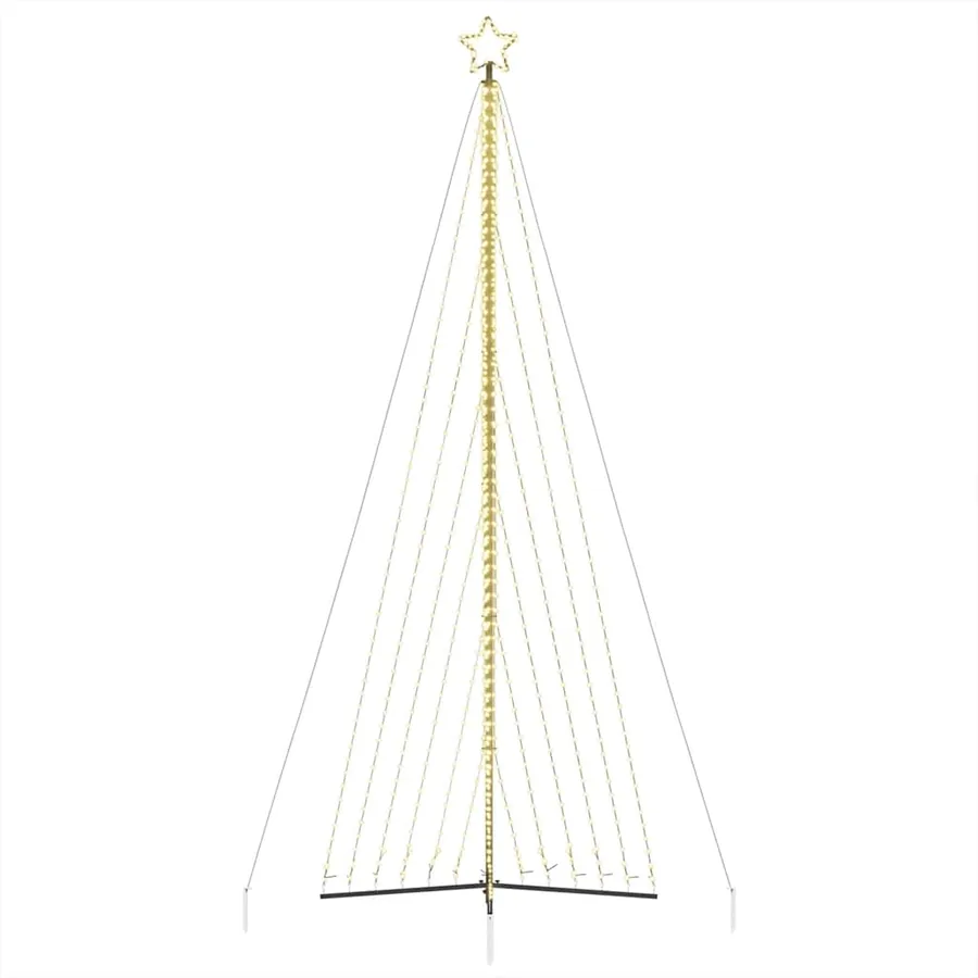 Sapin de Noël à LED 789 LED blanc chaud 476 cm - 6