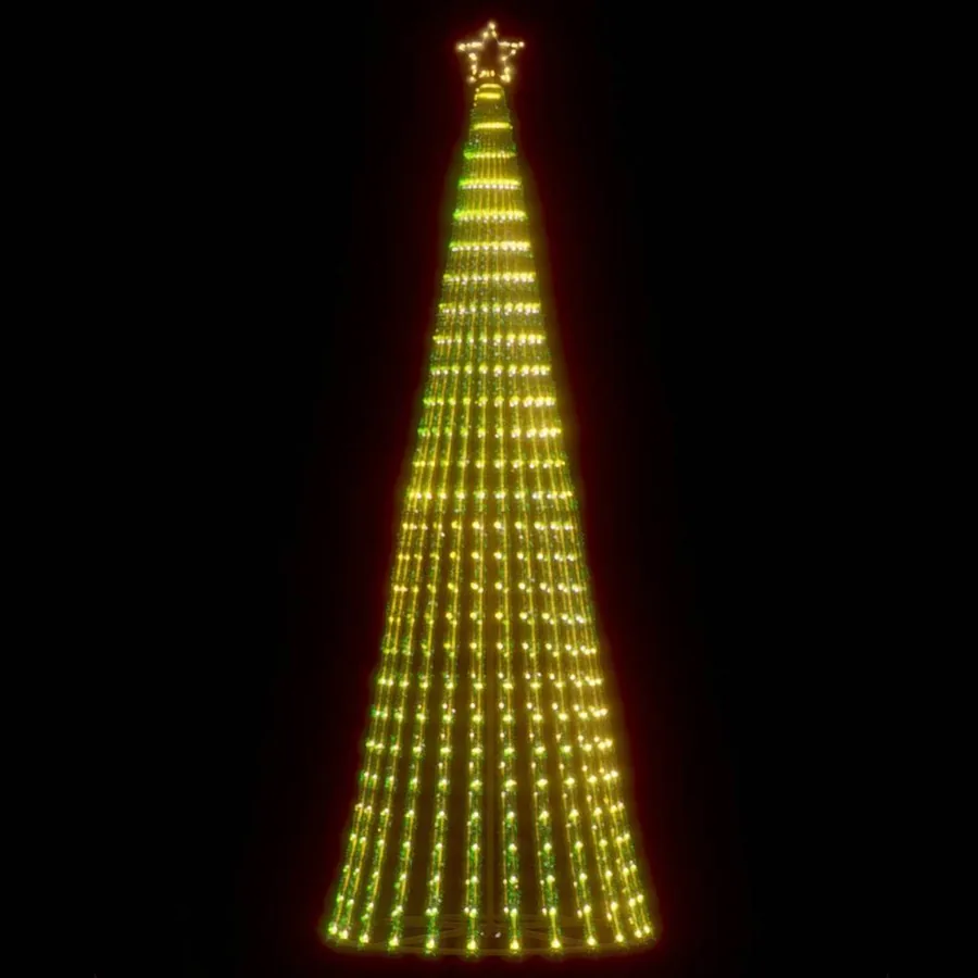Sapin de Noël à LED 475 LED blanc chaud 247 cm