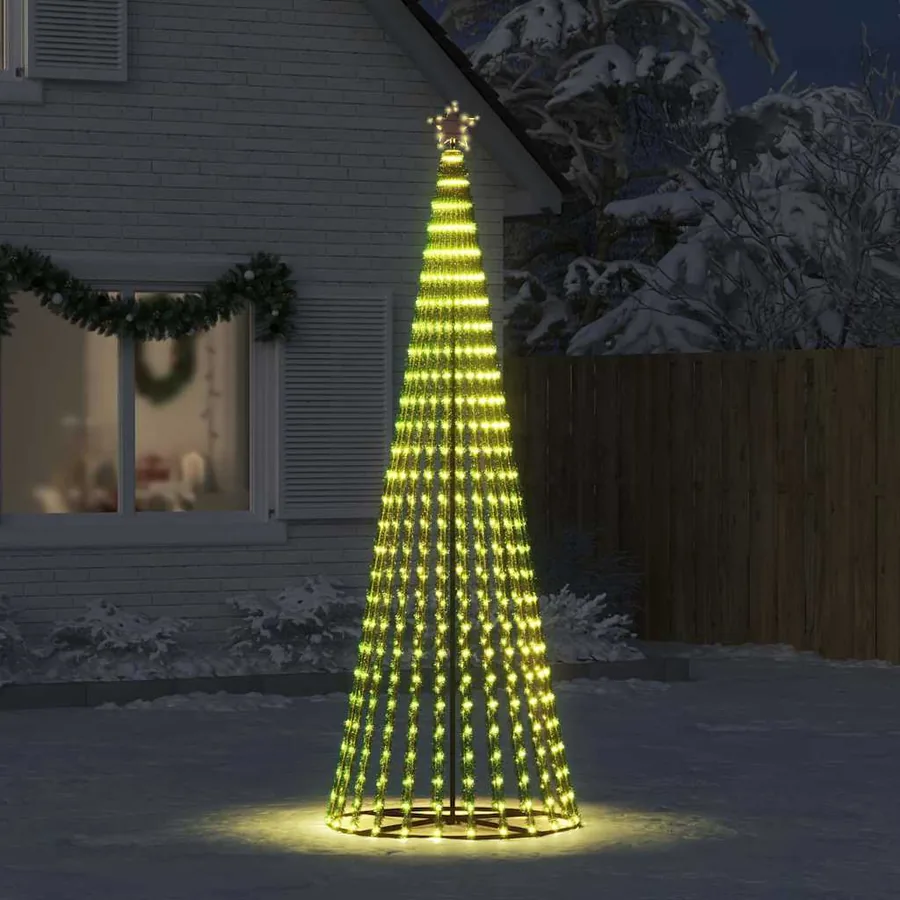 Sapin de Noël à LED 475 LED blanc chaud 247 cm - 3