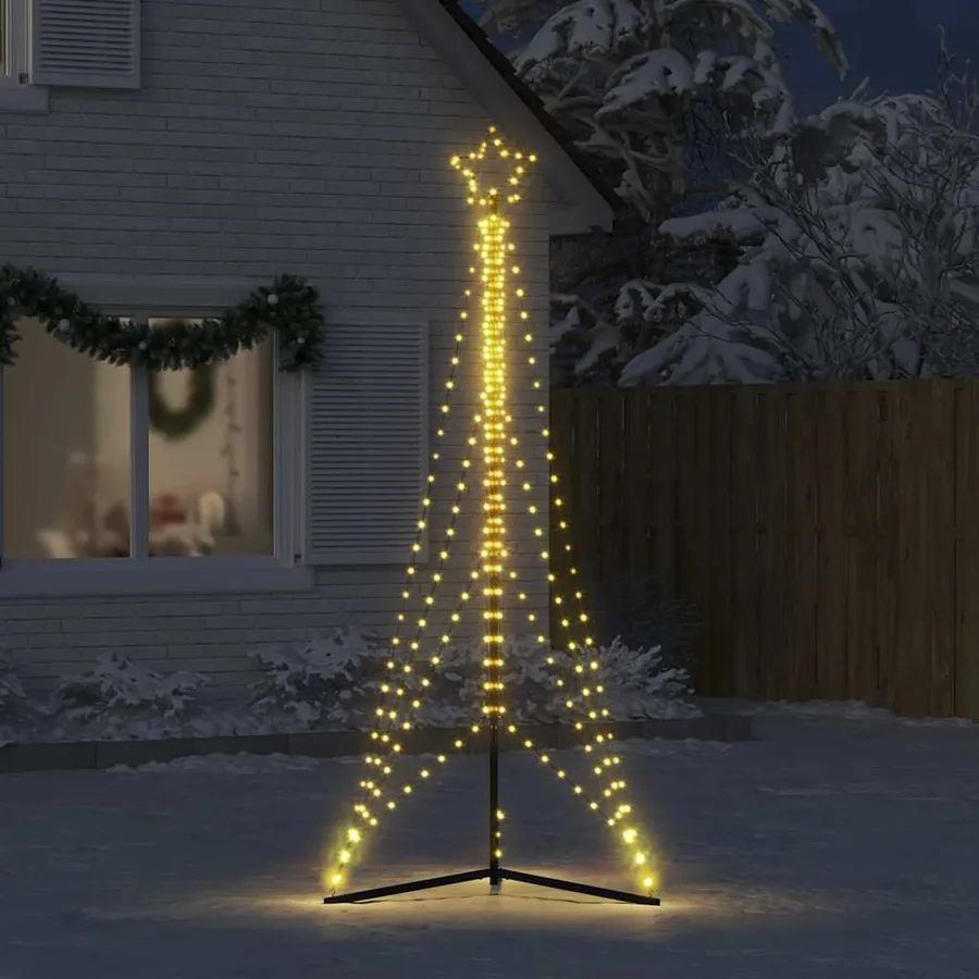Sapin de Noël à LED 483 LED blanc chaud 240 cm - 3