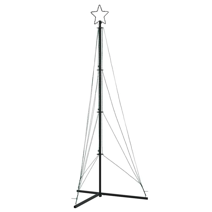 Sapin de Noël à LED 483 LED blanc chaud 240 cm - 4