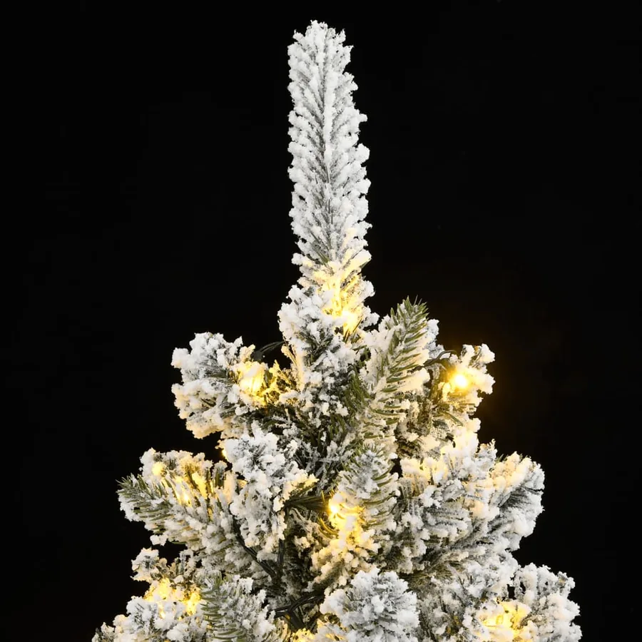 Sapin de Noël artificiel 150 LED et neige floquée 150 cm - 6