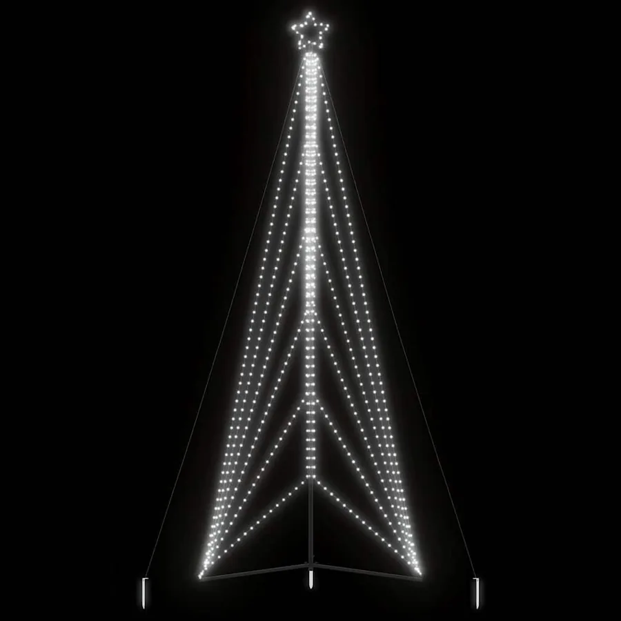 Sapin de Noël à LED 861 LED blanc froid 478 cm