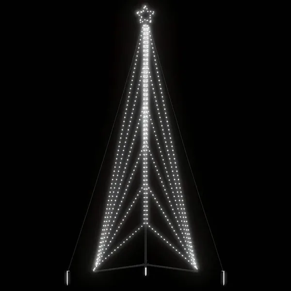 Sapin de Noël à LED 861 LED blanc froid 478 cm