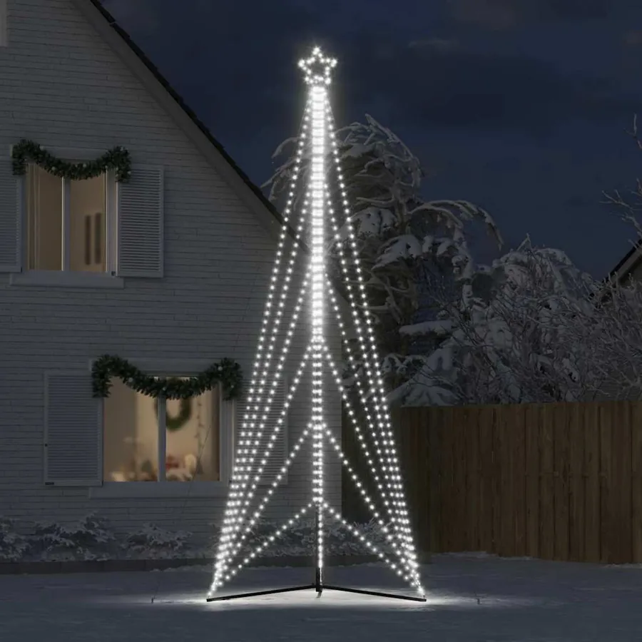 Sapin de Noël à LED 861 LED blanc froid 478 cm - 3