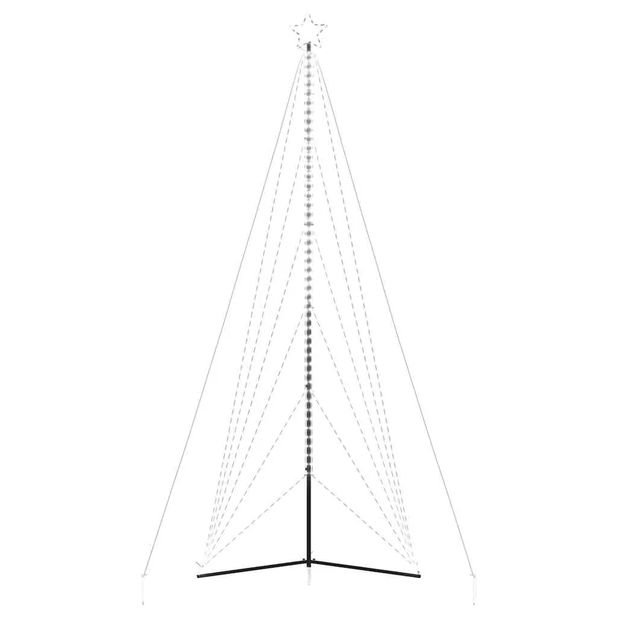 Sapin de Noël à LED 861 LED blanc froid 478 cm - 6