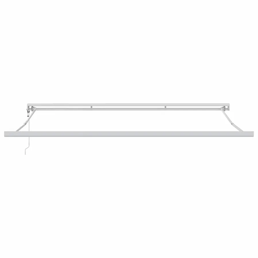 Auvent rétractable Rouge et Blanc 400 × 300 cm Tissu et Métal - 7