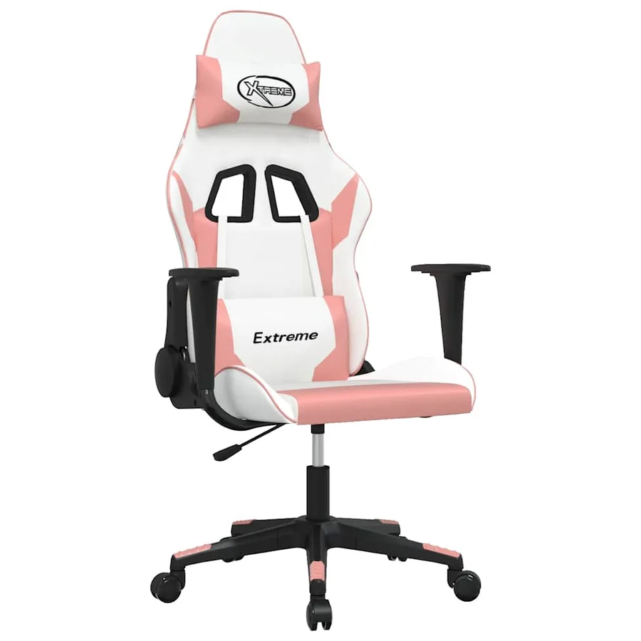 Chaise de jeu Blanc et rose Similicuir - 2