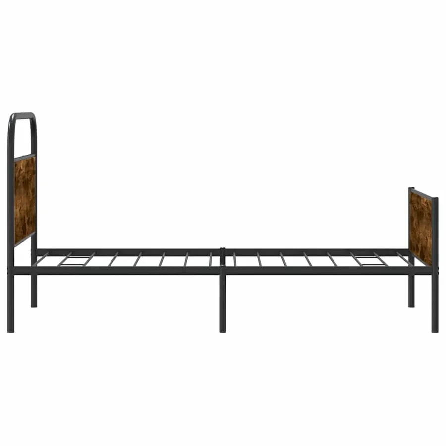 Cadre de lit sans matelas 100x190 cm chêne sonoma - 6
