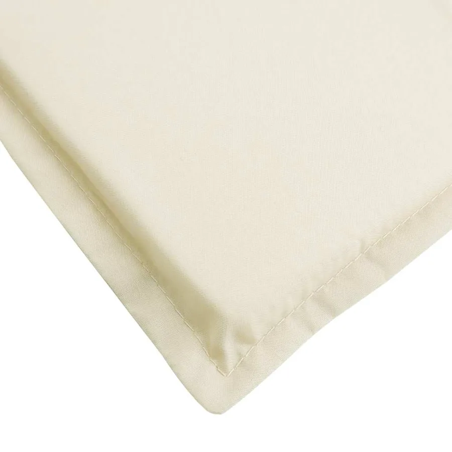Coussin de chaise longue crème 180x60x4 cm tissu oxford - 6