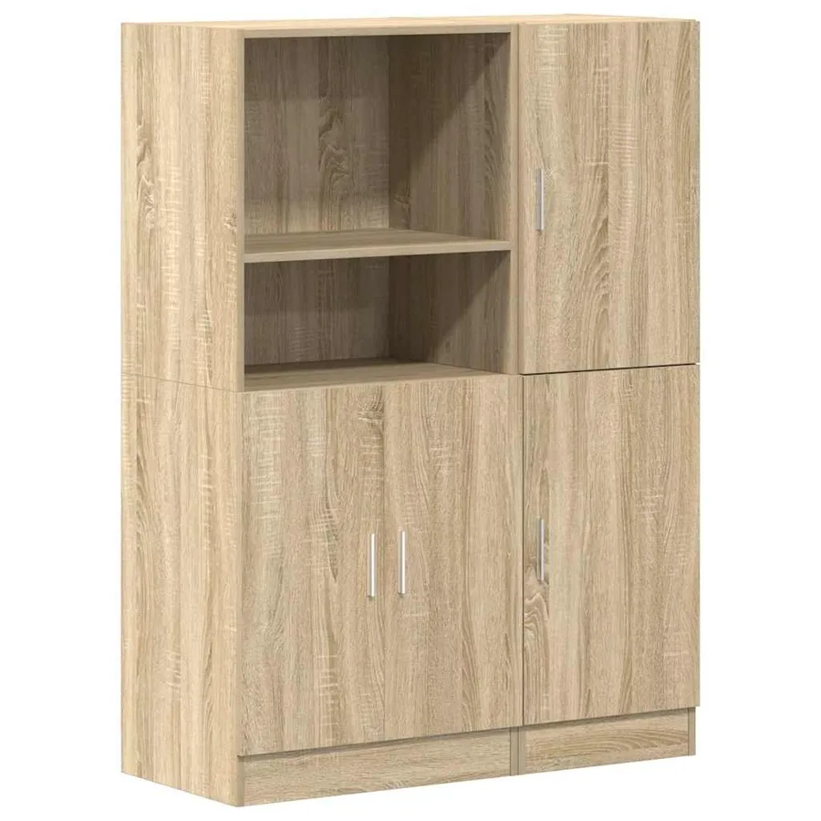 Ensemble d'armoires de cuisine 2 pcs chêne sonoma - 2