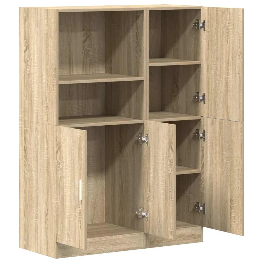 Ensemble d'armoires de cuisine 2 pcs chêne sonoma - 4