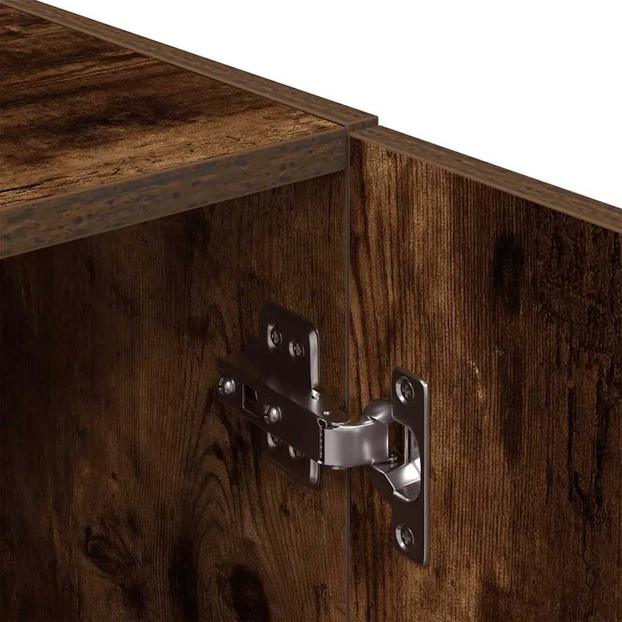 Ensemble d'armoires de cuisine 2 pcs chêne fumé bois ingénierie - 10