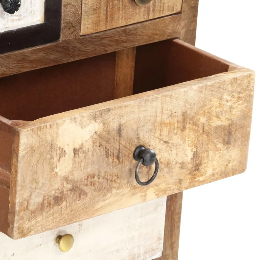 Armoire à tiroirs 45 x 30 x 105 cm Bois de récupération massif - 4