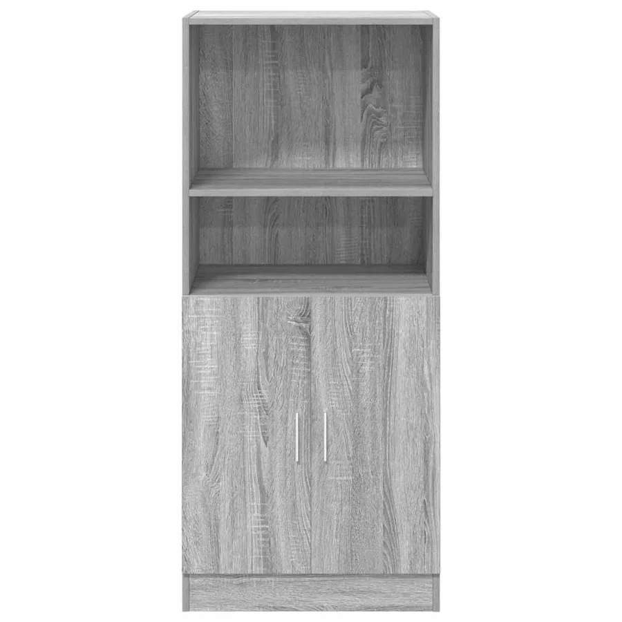 Armoire de cuisine sonoma gris 57x41,5x131,5 cm bois ingénierie - 4