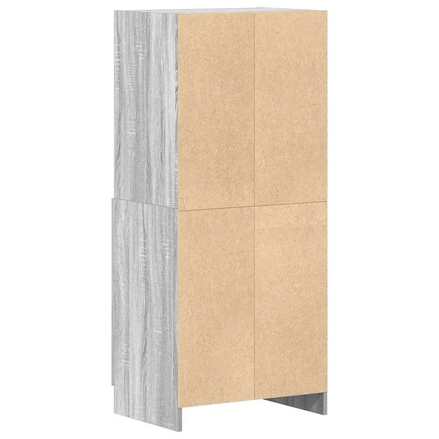 Armoire de cuisine sonoma gris 57x41,5x131,5 cm bois ingénierie - 7