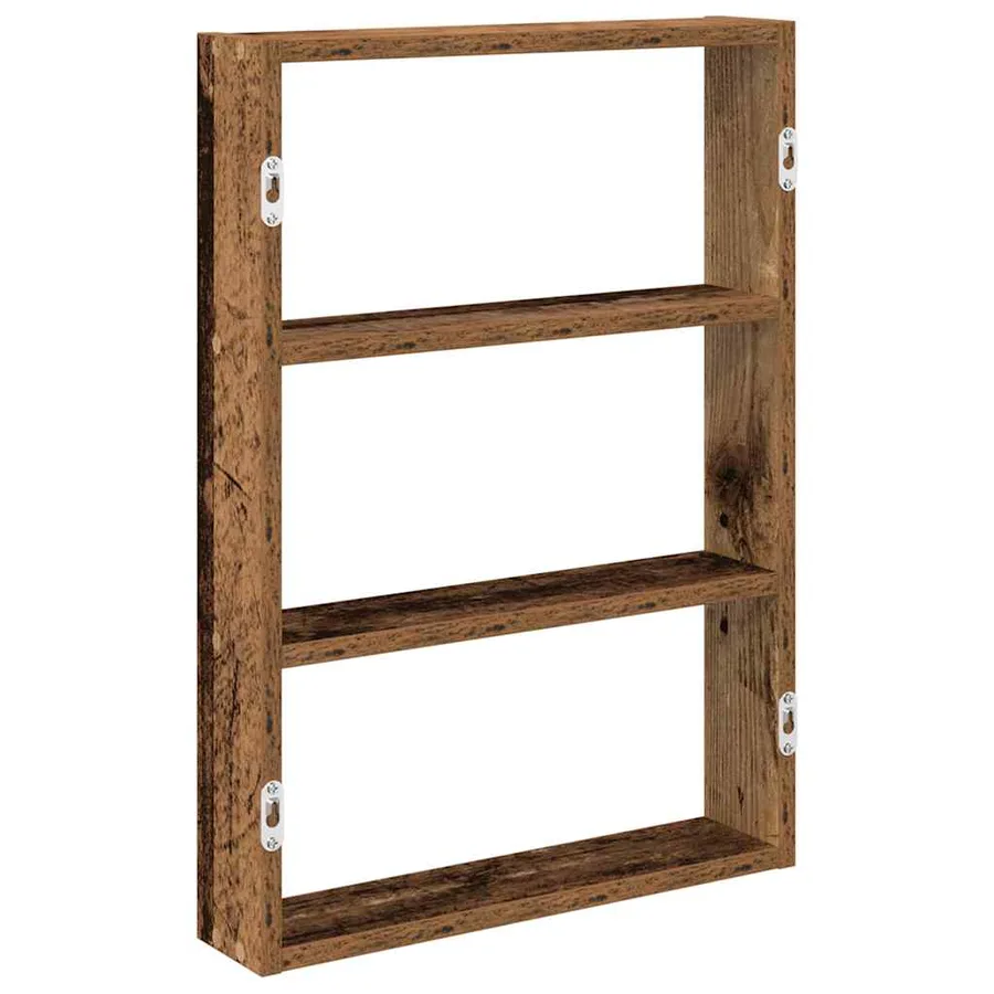 Étagère murale vieux bois 43x9x60 cm bois d'ingénierie - 6
