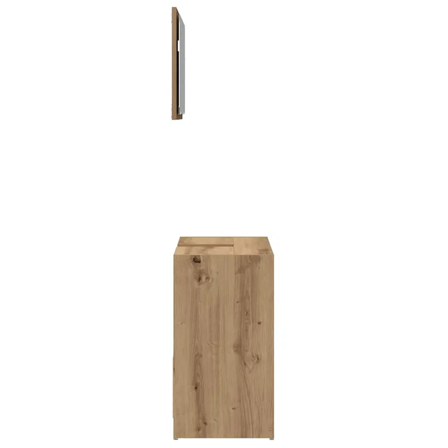 Ensemble de meubles salle de bain 2 pcs bois d'ingénierie - 6