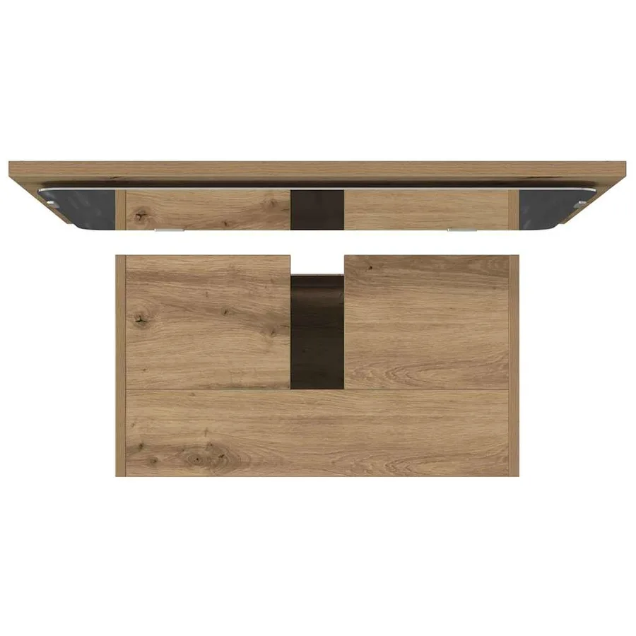 Ensemble de meubles salle de bain 2 pcs bois d'ingénierie - 8
