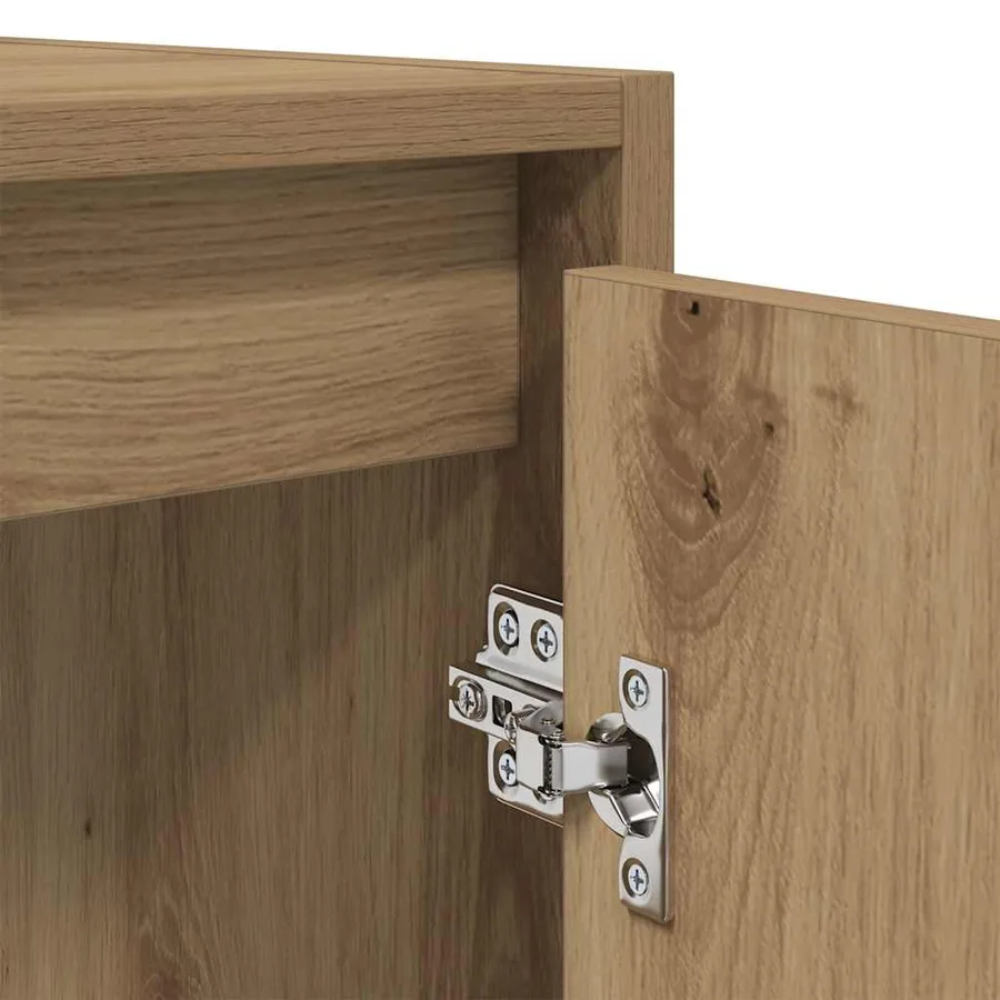 Ensemble de meubles salle de bain 2 pcs bois d'ingénierie - 9