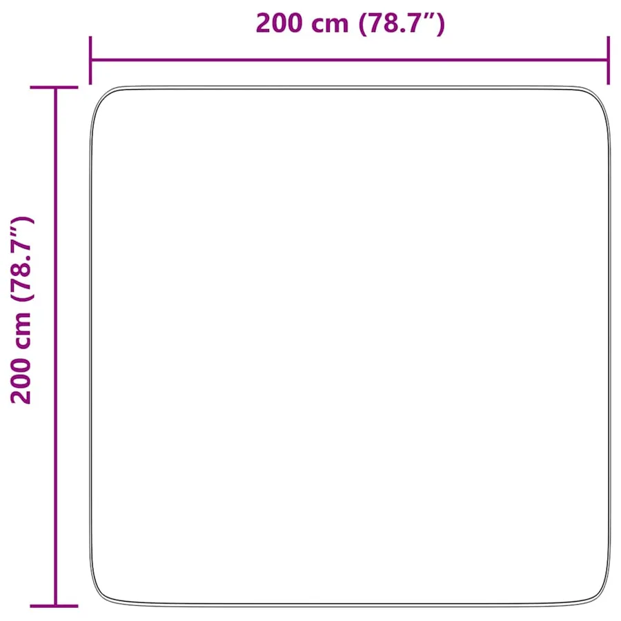Tapis Shaggy à poils longs NAVARRA crème 200x200 cm polyester - 10