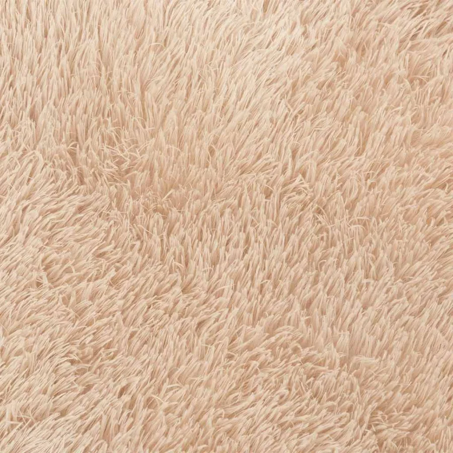 Tapis shaggy à poils longs NAVARRA beige 240x340 cm polyester - 9