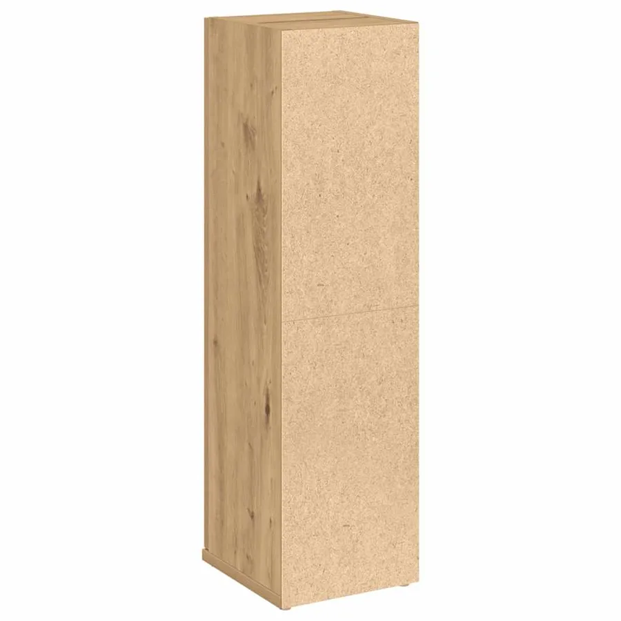 Meuble de salle de bain avec porte-rouleau chêne artisanal - 7