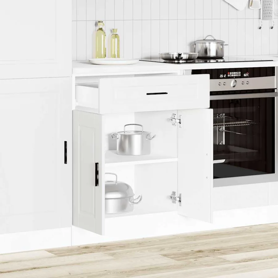 Armoire de cuisine Porto blanc bois d'ingénierie - 3