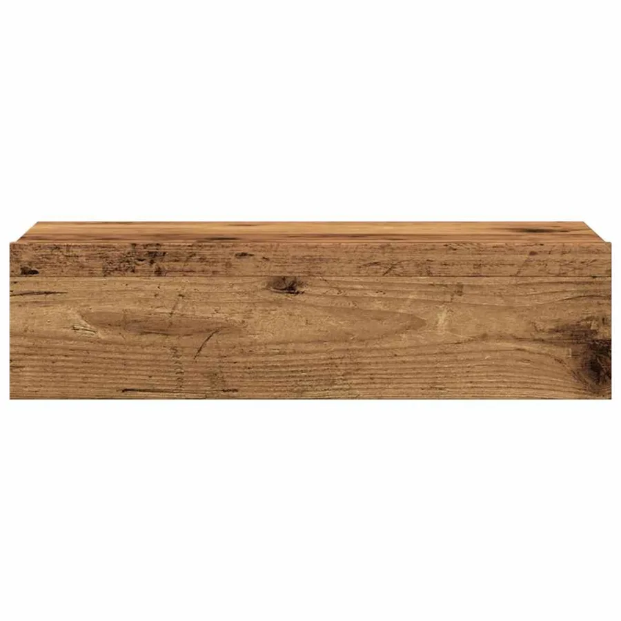 Meubles TV avec éclairage LED 2 pcs vieux bois 60x35x15,5 cm - 6