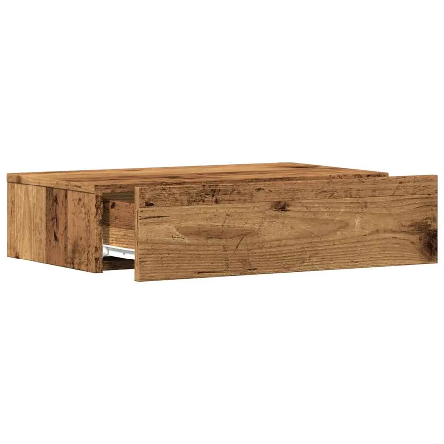 Meubles TV avec éclairage LED 2 pcs vieux bois 60x35x15,5 cm - 7