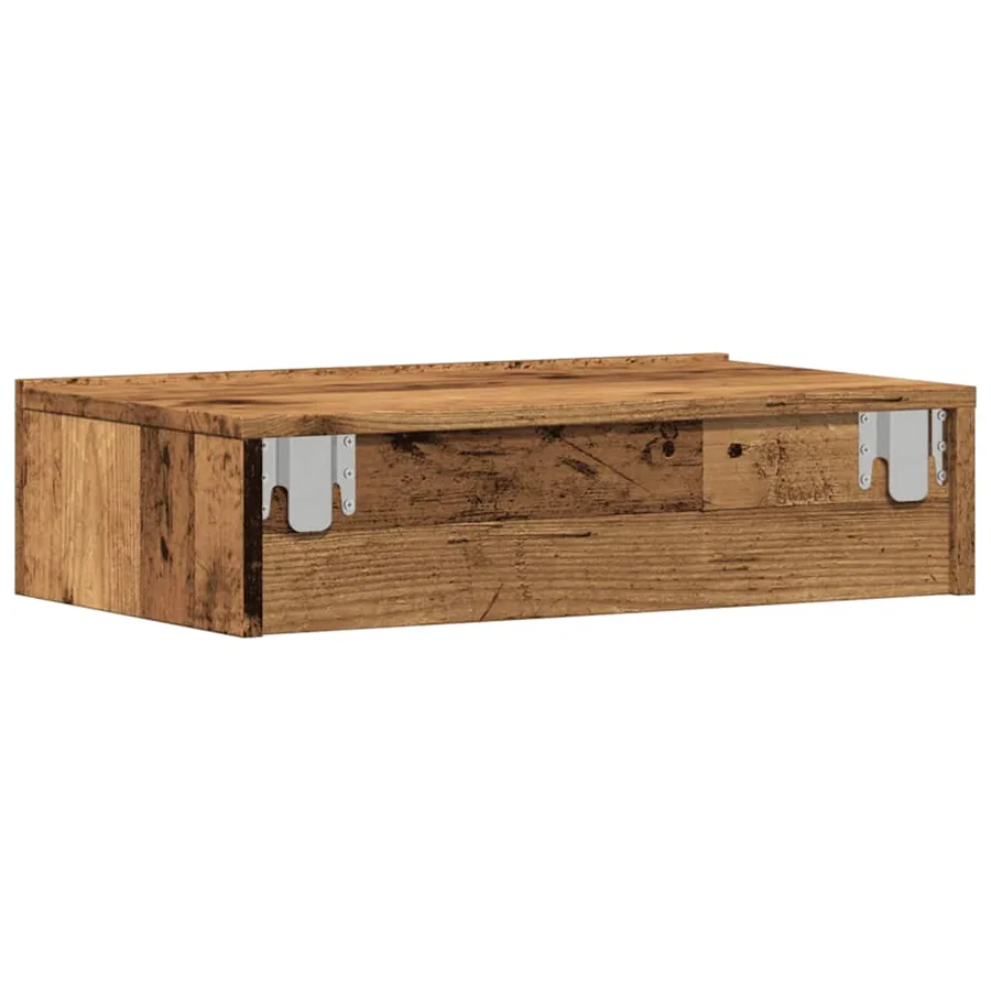 Meubles TV avec éclairage LED 2 pcs vieux bois 60x35x15,5 cm - 9
