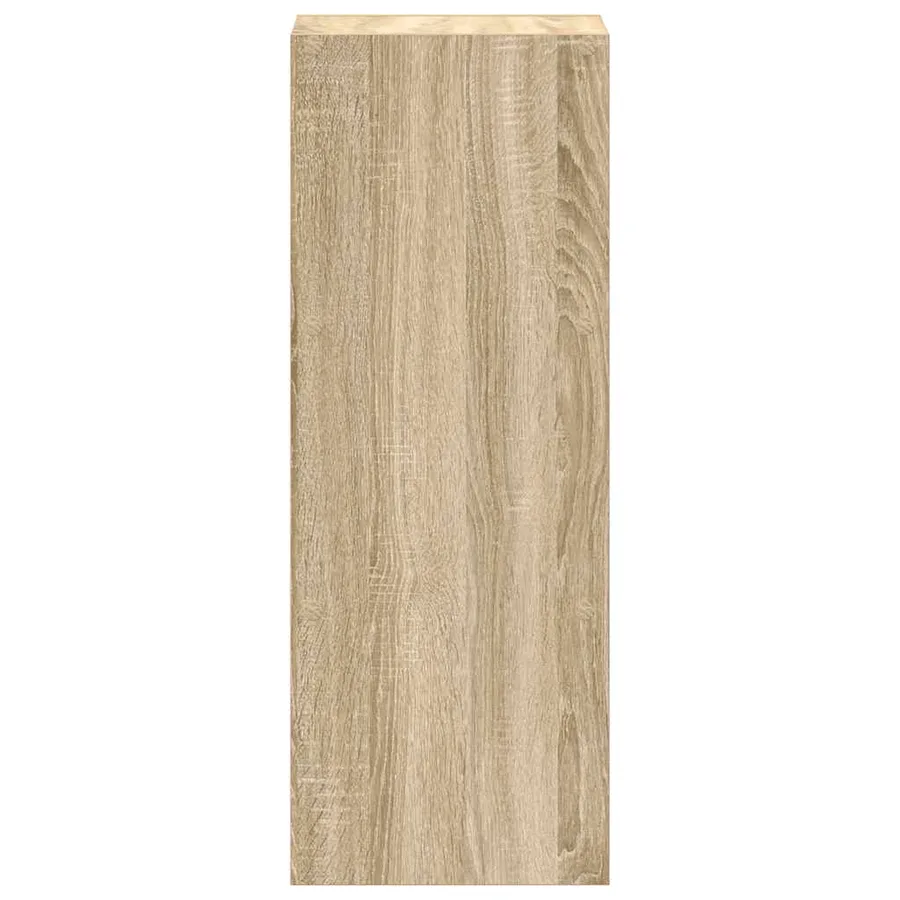 Bibliothèque empilable chêne sonoma 30x30x80 cm bois ingénierie - 5