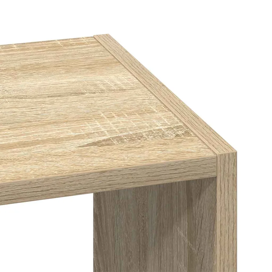 Bibliothèque empilable chêne sonoma 30x30x80 cm bois ingénierie - 7