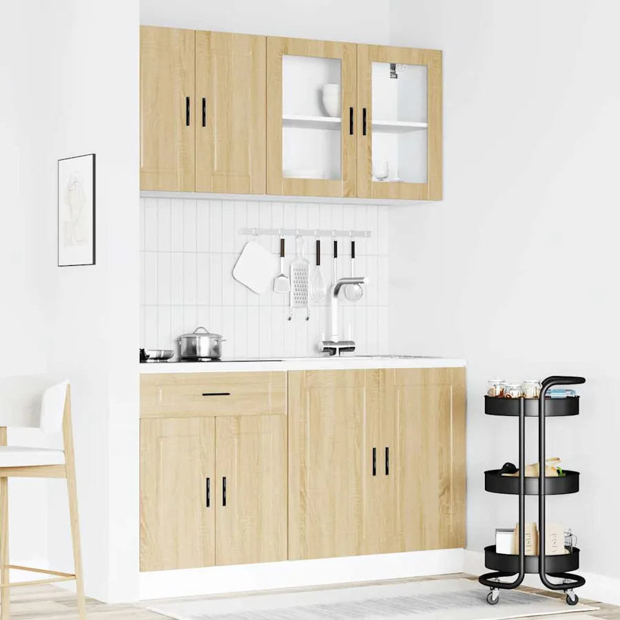 Ensemble de 4 meubles de cuisine "Porto" en chêne Sonoma - 3