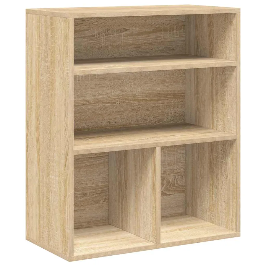 Bibliothèque chêne sonoma 60x30x71,5 cm bois d'ingénierie - 2