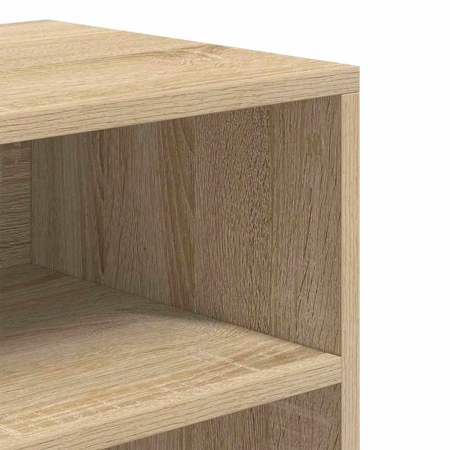 Bibliothèque chêne sonoma 60x30x71,5 cm bois d'ingénierie - 7