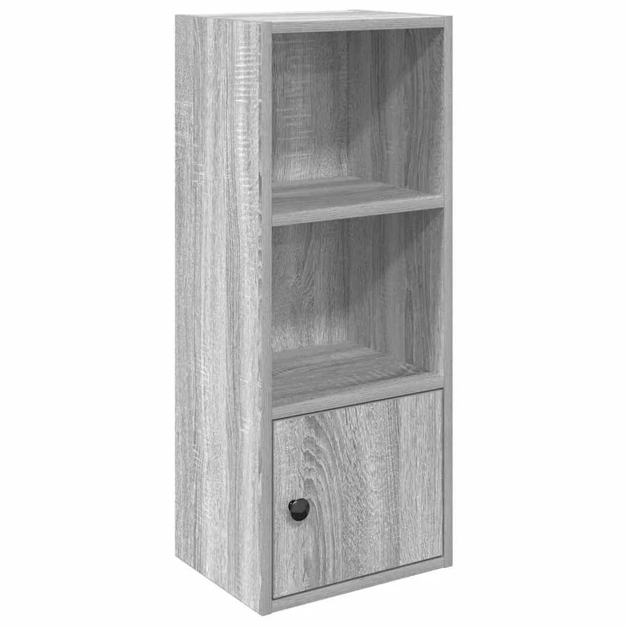 Bibliothèque sonoma gris 31x24x77 cm bois d'ingénierie - 2