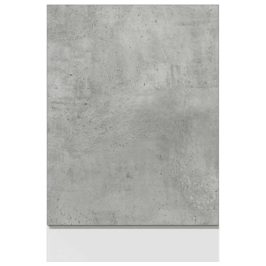 Panneau de lave-vaisselle "Lyon" Gris béton 45 x 3 x 67 cm - 3