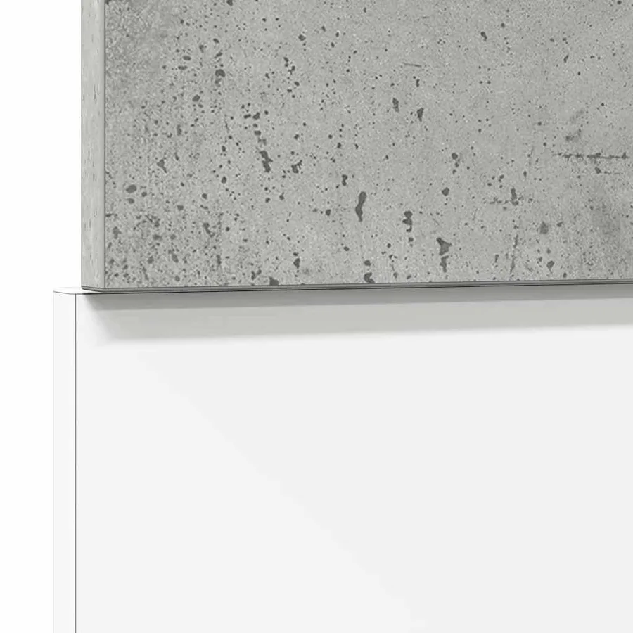 Panneau de lave-vaisselle "Lyon" Gris béton 45 x 3 x 67 cm - 6