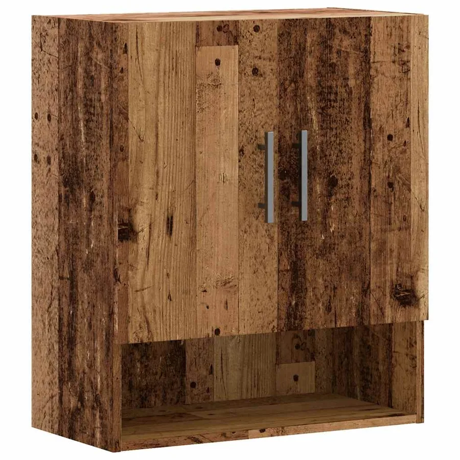 Armoire murale vieux bois 60x31x70 cm bois d'ingénierie - 2