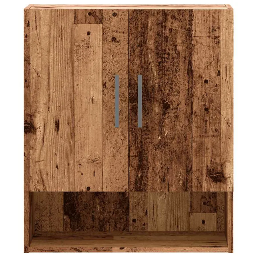 Armoire murale vieux bois 60x31x70 cm bois d'ingénierie - 4