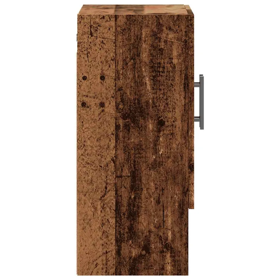 Armoire murale vieux bois 60x31x70 cm bois d'ingénierie - 5