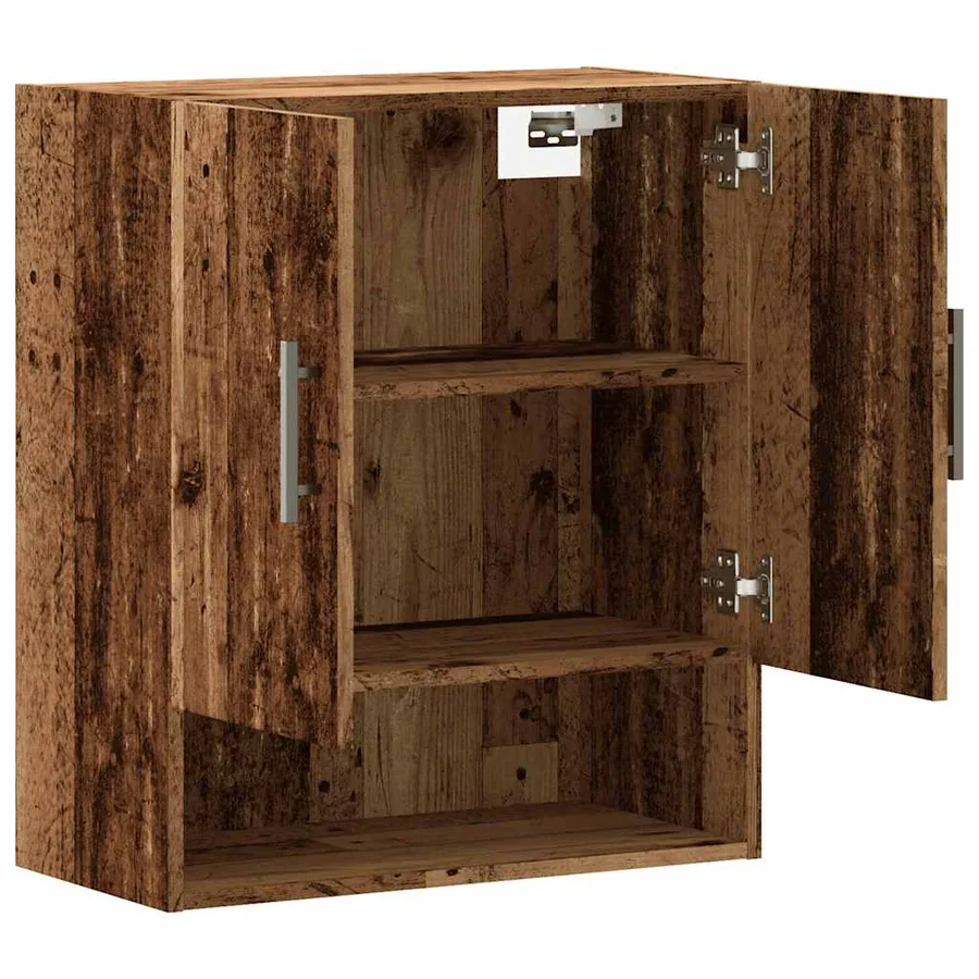 Armoire murale vieux bois 60x31x70 cm bois d'ingénierie - 7