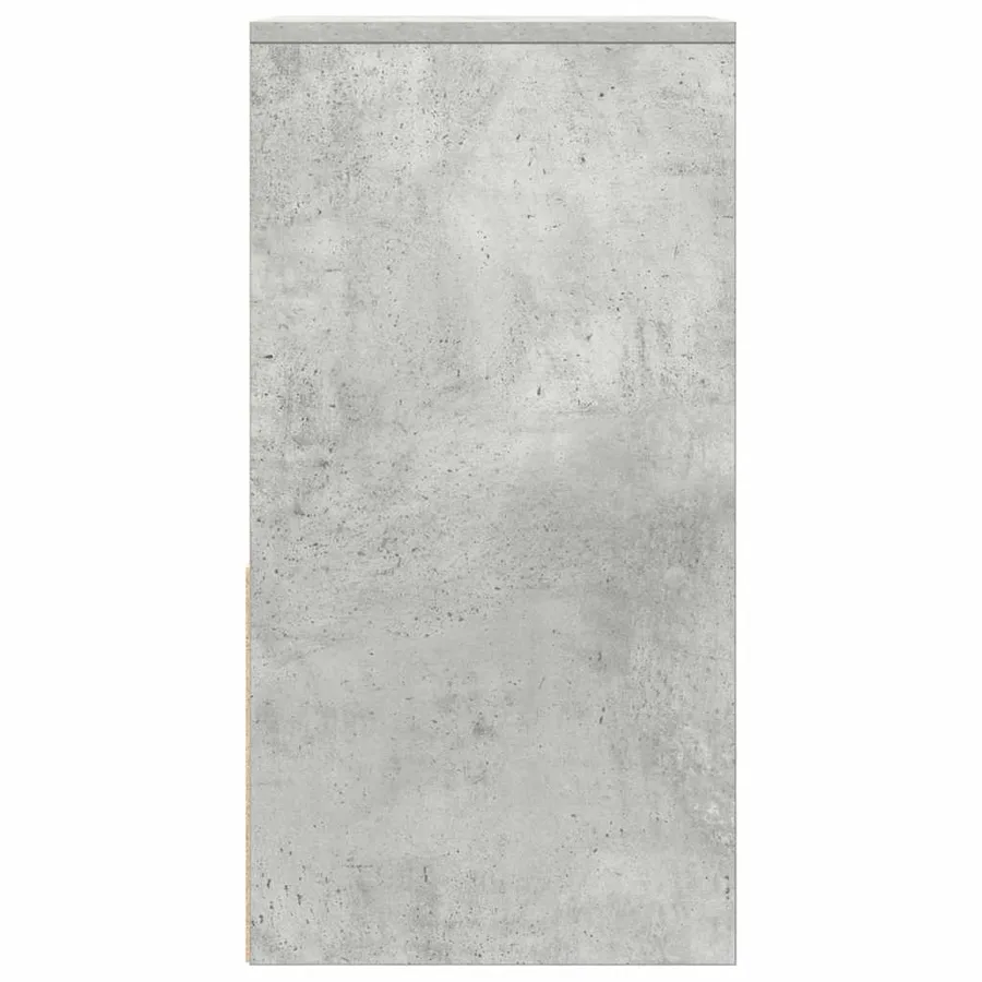 Tables de chevet avec tiroir 2 pcs gris béton 35x34x66,5 cm - 7