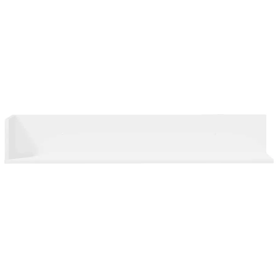 Étagères murales 2 pcs blanc 100x16,5x16,5 cm bois d'ingénierie - 4