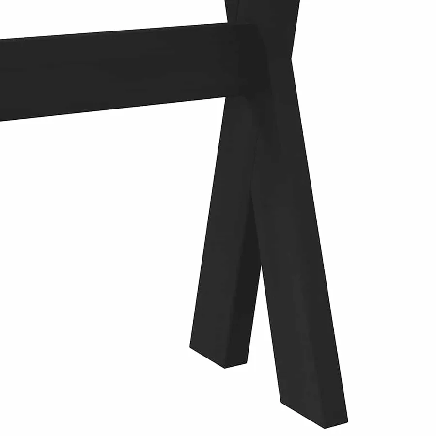 Table console NOAIN pieds en forme de X 120x30x75 cm massif pin - 7