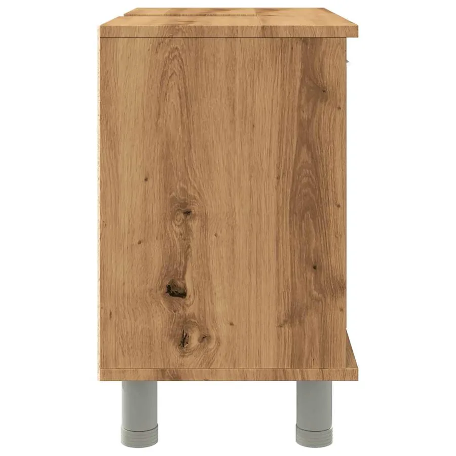 Armoire de salle de bain chêne artisanal 60x32x53,5 cm - 6