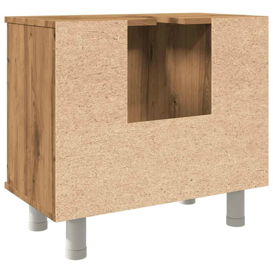 Armoire de salle de bain chêne artisanal 60x32x53,5 cm - 7
