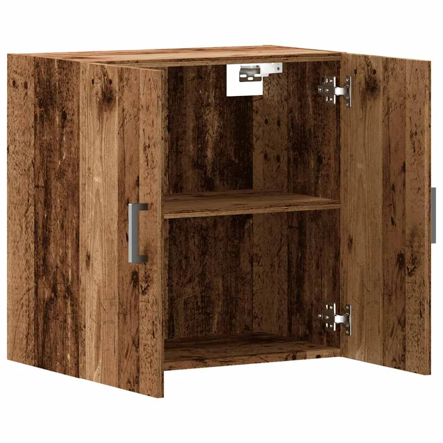 Armoire murale vieux bois 60x31x60 cm bois d'ingénierie - 7